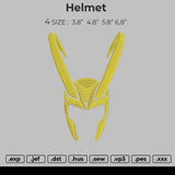 Helmet Embroidery