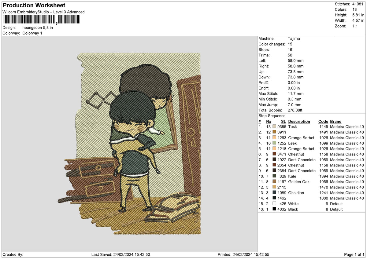 Heungsoon Embroidery File 6 size
