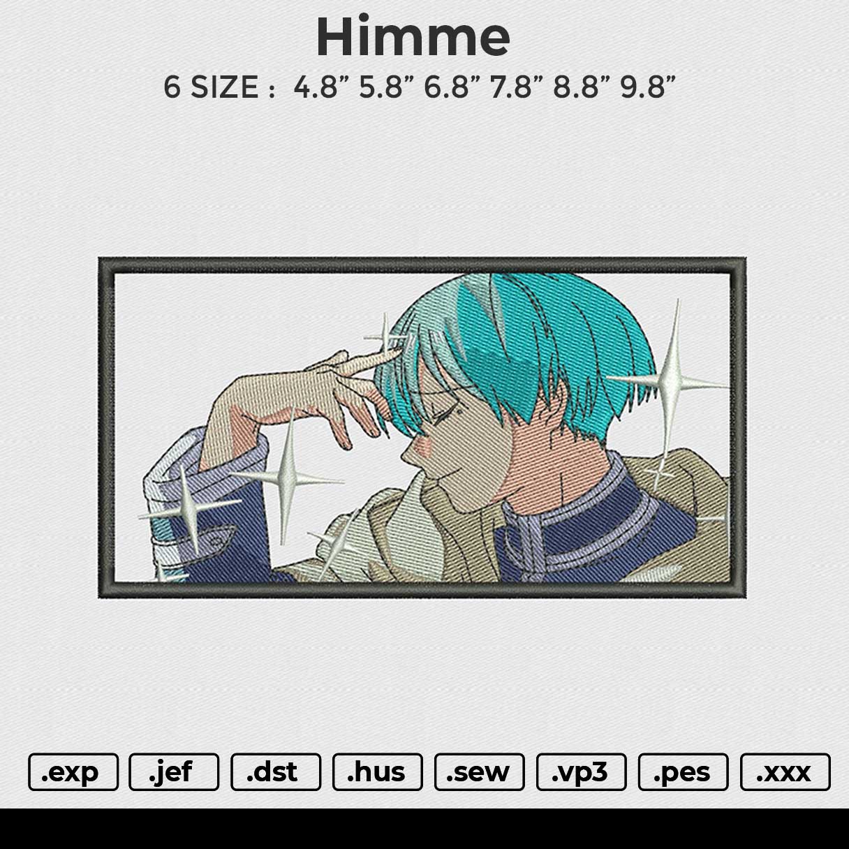 Himme Embroidery File 6 size