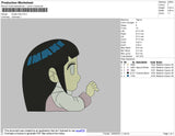 Hinata Chibi Embroidery