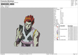 Hisoka1011 Embroidery File 6 sizes