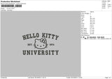 Hk Univ Embroidery File 6 sizes