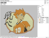 Haikyu Hinata Embroidery