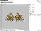 Halloween Pumpkins Embroidery