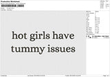 Hot Girls Embroidery File 6 size