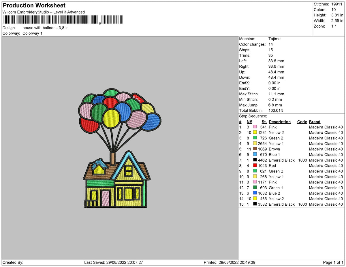 House With Ballooons