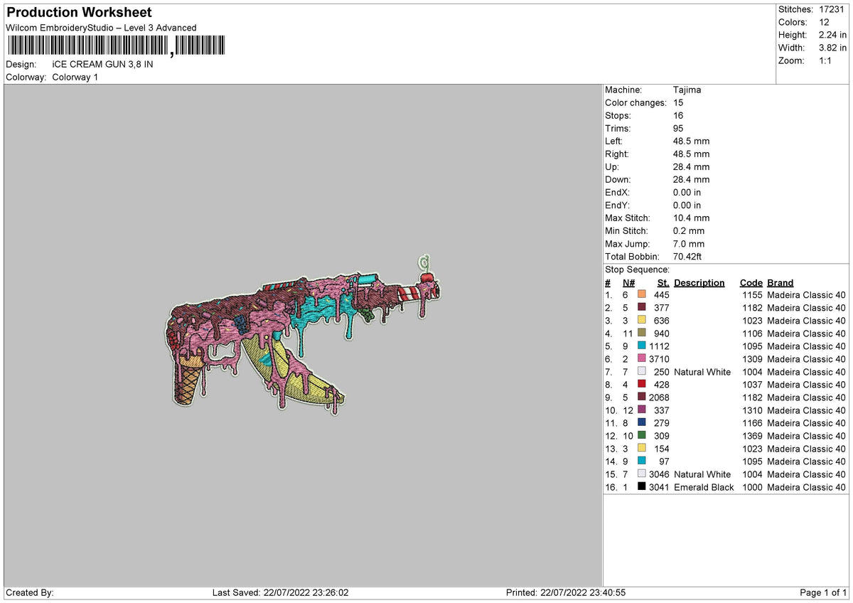 Ice Cream Gun