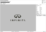 Infinitytext Embroidery File 6 sizes