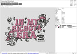 In my bichota er Embroidery File 6 size