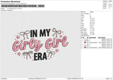 In my girly girl era v2 Embroidery File 6 size