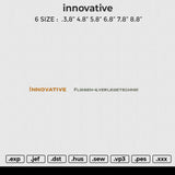 Innovative Embroidery File 6 size