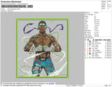 Israel Adesanya Embroidery