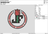 Rosecircle Embroidery File 6 sizes