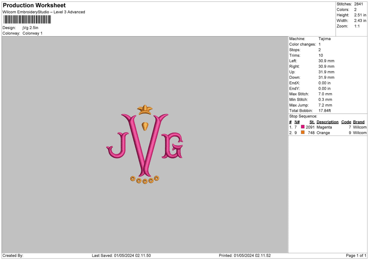 Promtext Embroidery 2 Files