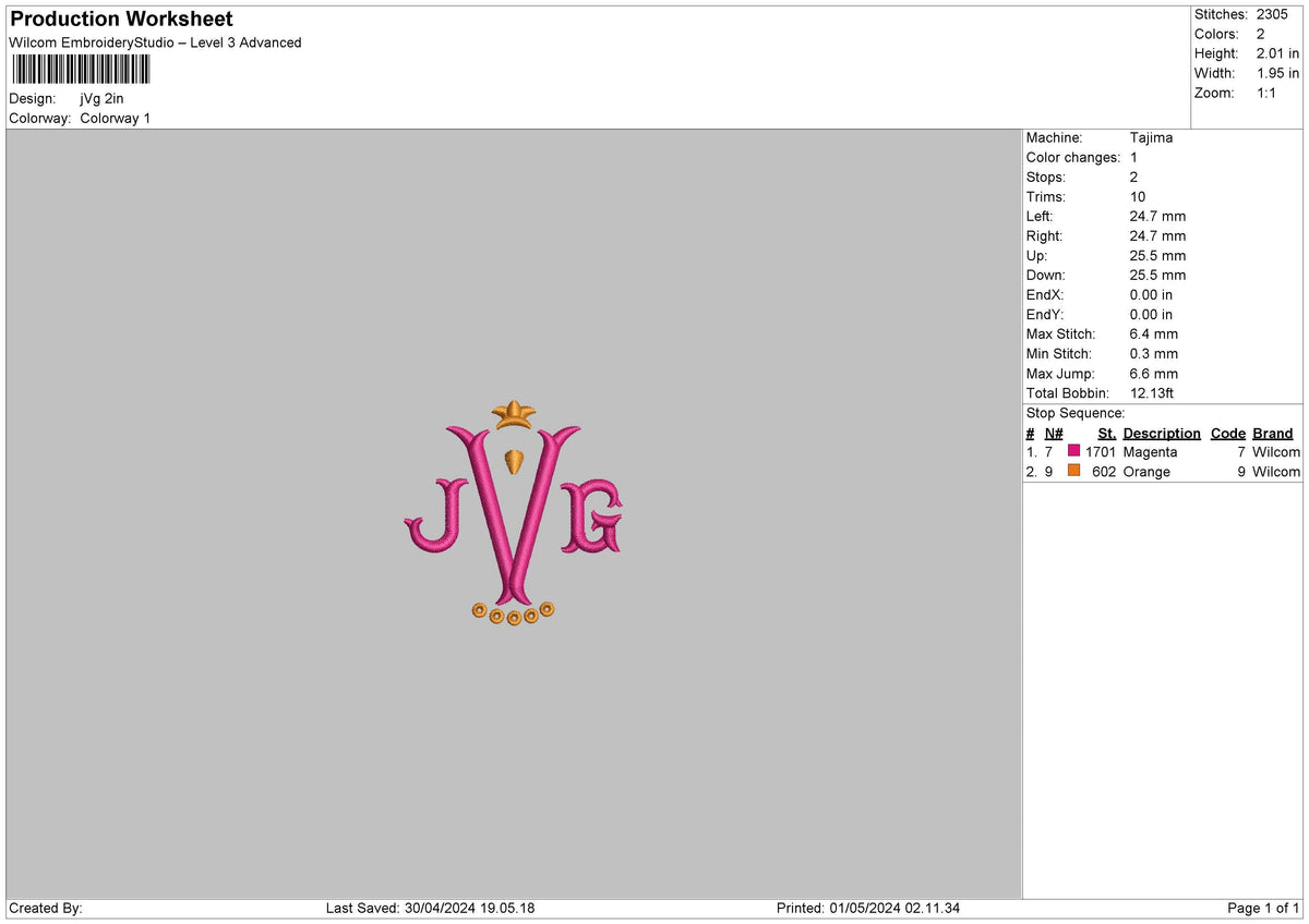 Promtext Embroidery 2 Files