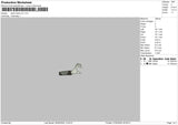 Jacks Hand V2 Embroidery File 6 sizes