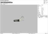 Jacks Hand V2 Embroidery File 6 sizes