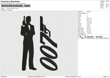 James Bond 007 Embroidery