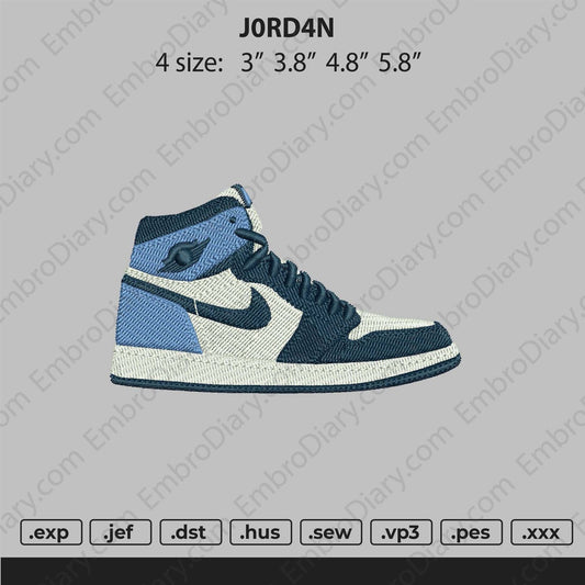 Air Jordan 1 Shoes embroidery