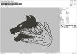 Jujutsu Handsign Embroidery