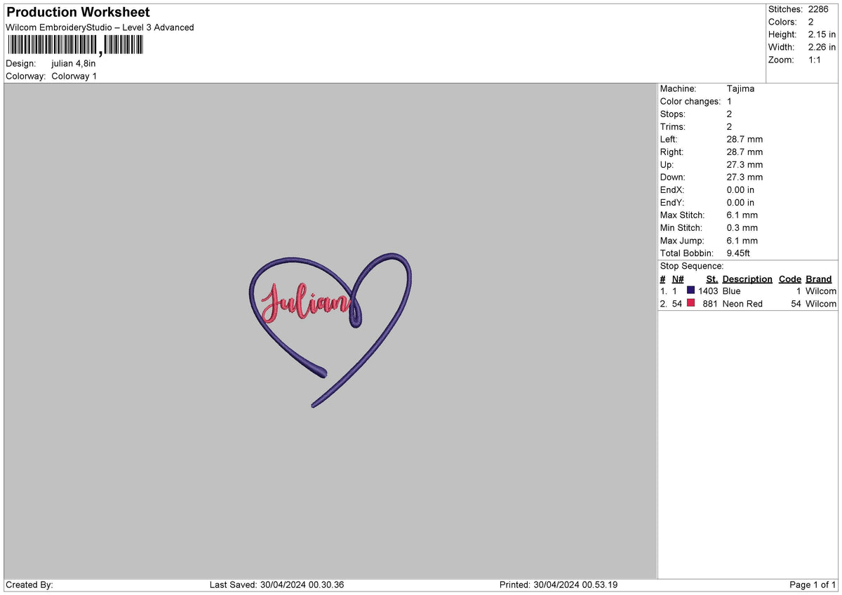 Lovetext 0102 Embroidery 2 Files