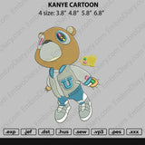 Kanye Cartoon Embroidery
