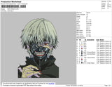 Kan Kaneki Embroidery