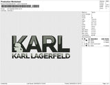 Karl Lagerfeld head