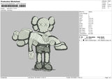 Kaws BW V1 Embroidery