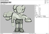Kaws BW V1 Embroidery