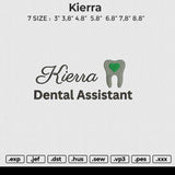 Kierra Embroidery File 6 size