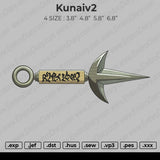Kunai V2 Embroidery
