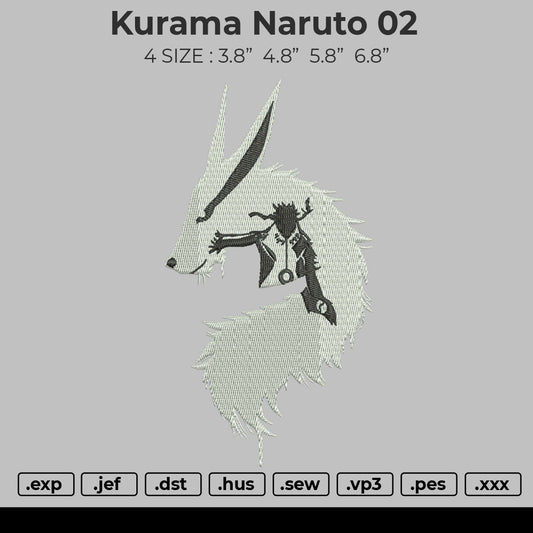 Kurama Naruto 02 Bw