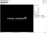 Laced Embroidery File 6 sizes