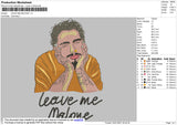 Leave Me Malone Embroidery