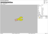 Hand Right Left Embroidery File 6 sizes