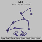 Leo Embroidery