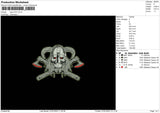 Logo 0707 Embroidery File 6 sizes