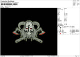 Logo 0707 Embroidery File 6 sizes