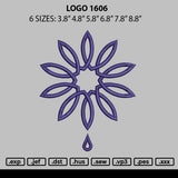 Logo 1606 Embroidery File 6 sizes