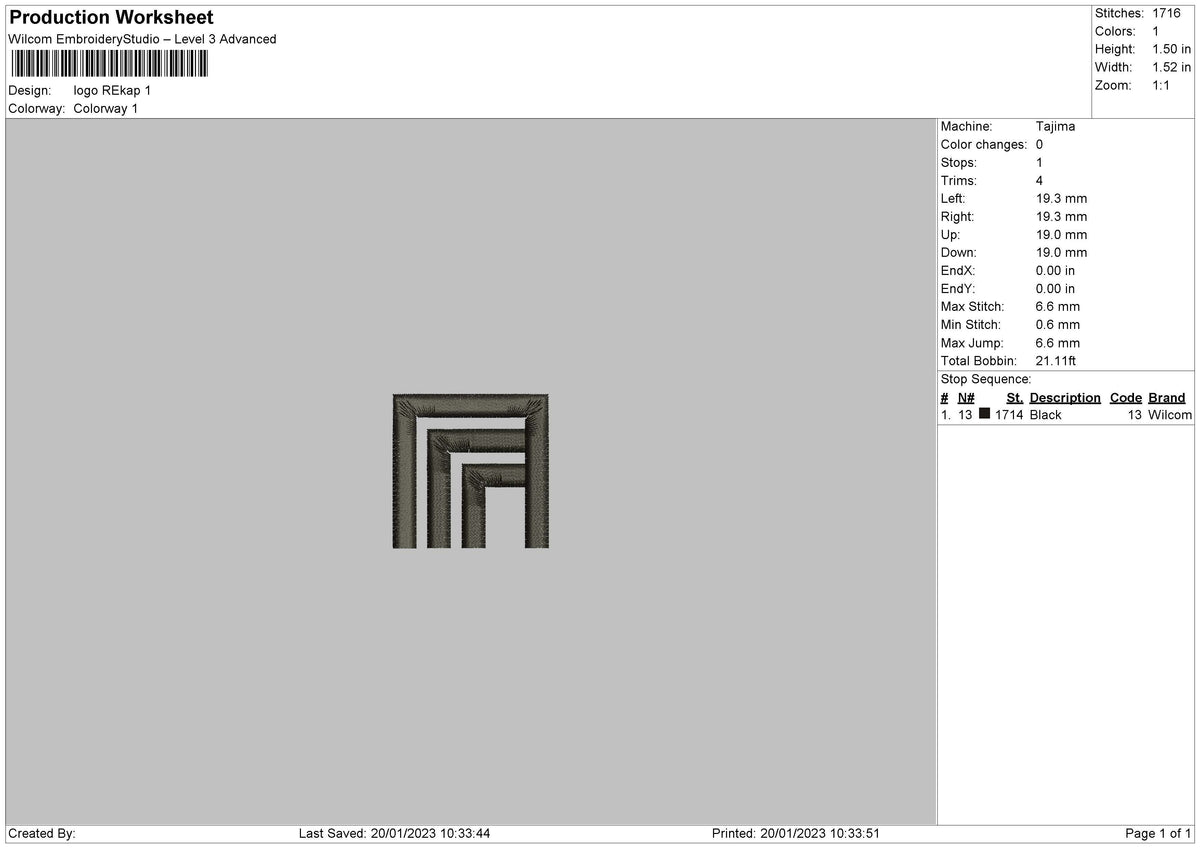 Rekap Lg Embroidery File 6 sizes