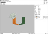 Logo U Embroidery