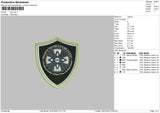 Logo Sps Embroidery File 6 sizes