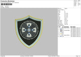 Logo Sps Embroidery File 6 sizes