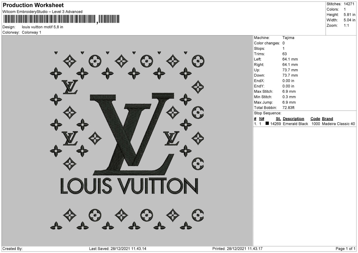 Louis Vuitton Pattern