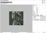Mai Square Embroidery File 6 sizes