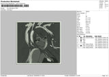 Mai Square Embroidery File 6 sizes
