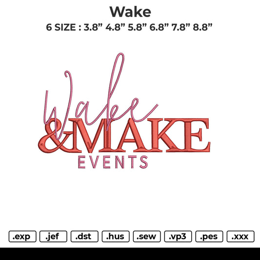 Make Embroidery File 6 Size