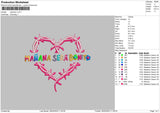 Manana S V6 Embroidery File 6 sizes