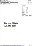 Marsandwheeler Embroidery File 6 sizes
